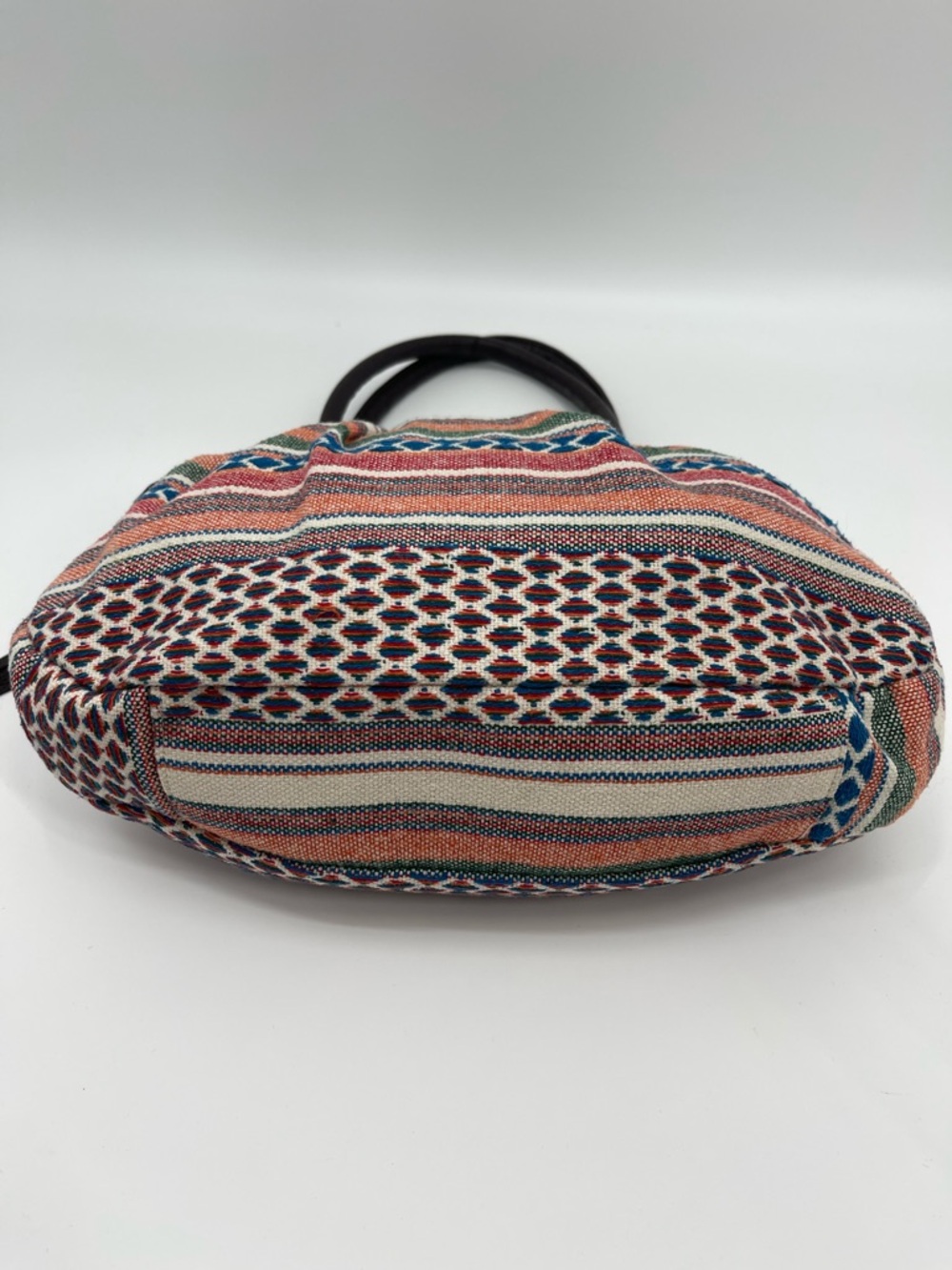 Roxy Boho Woven Shoulder Bag Eclectic Y2K Hobo Slouchy Effortless Southwestern - Picture 5 of 12
